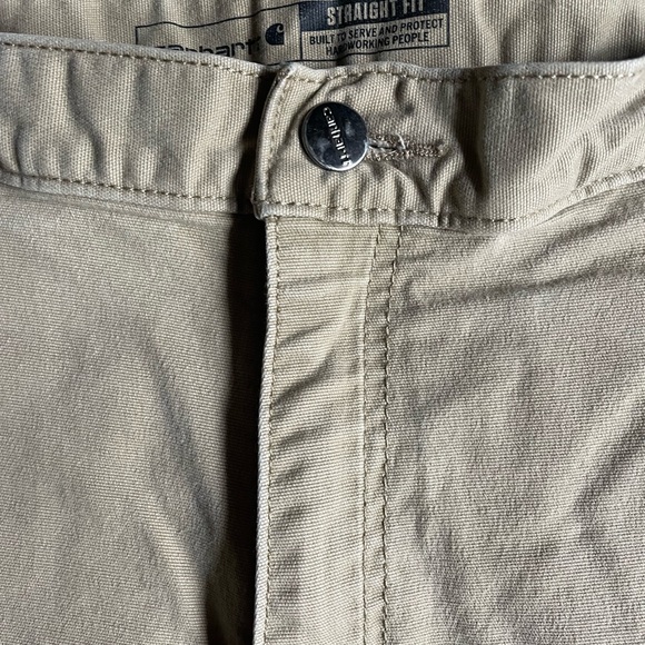 Carhartt straight fit, khaki color jeans - Picture 4 of 13